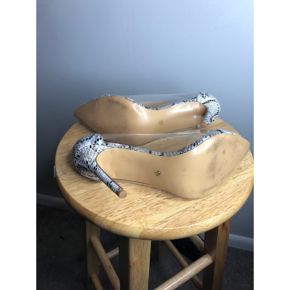 White Python Pumps - Picture 5 of 5